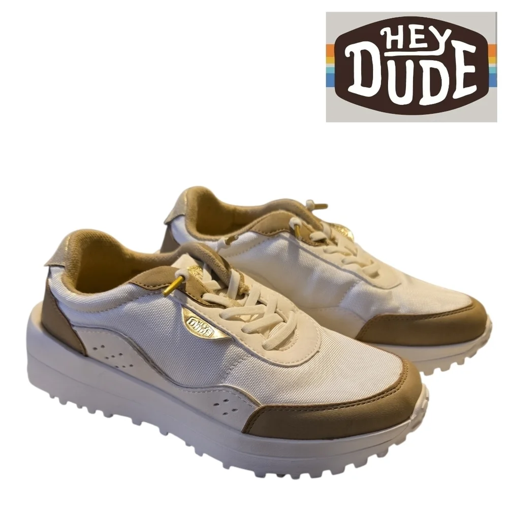 HEY DUDE Hayden Shine Size 6 Womens